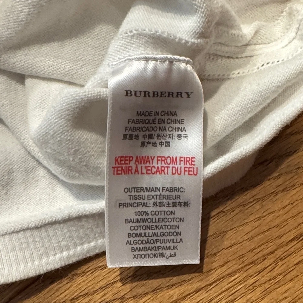 Burberry Children White Knit Cardigan (read notes)